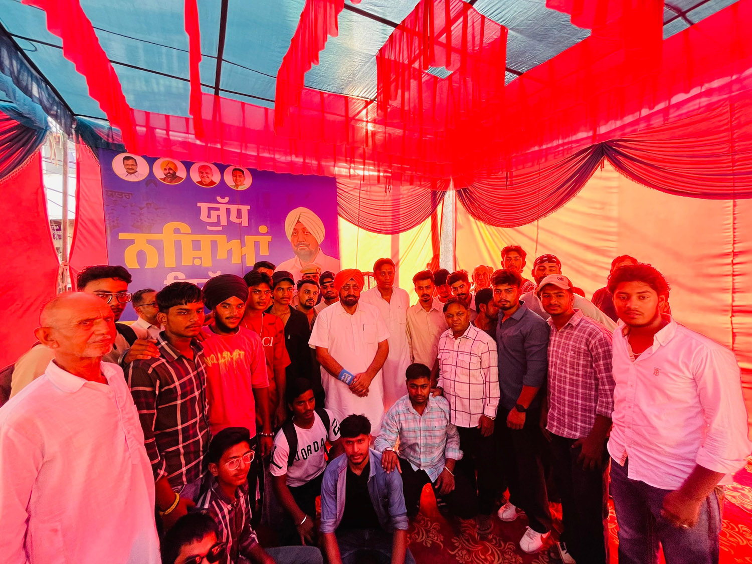 Nasha Mukti Yatra: MLA Kuljit Singh Randhawa took out Nasha Mukti Yatra in various wards of Zirakpur.